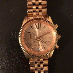 Women’s rose gold Michael Kors watch